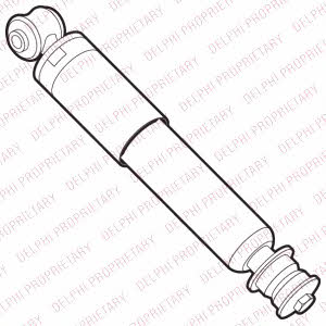 Delphi V67348023 Rear oil and gas suspension shock absorber V67348023