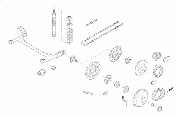  FORD-05326-R Wheel suspension FORD05326R