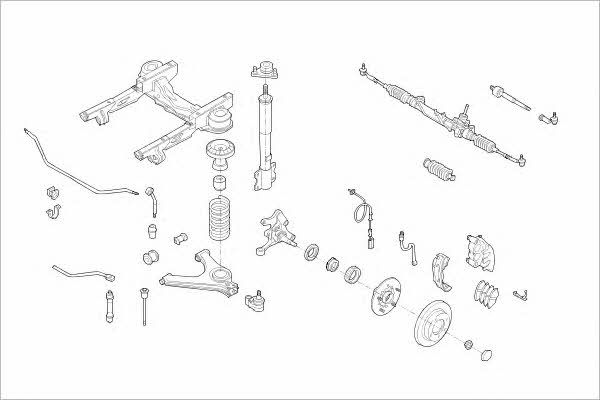 FORD08790F Delphi Wheel suspension