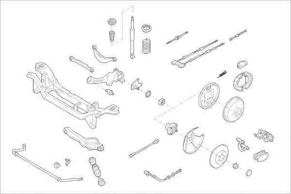  FORD-10040-R Wheel suspension FORD10040R