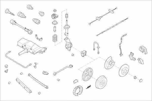  FORD-04827-R Wheel suspension FORD04827R