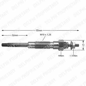 Delphi HDS262 Glow plug HDS262