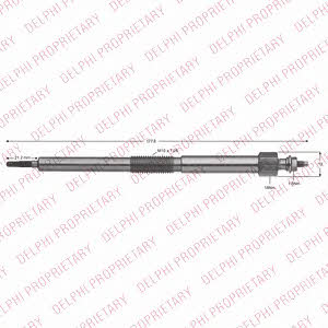 Delphi HDS433 Glow plug HDS433