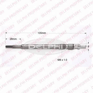 Delphi HDS455 Glow plug HDS455