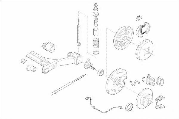  VW-01902-R Wheel suspension VW01902R