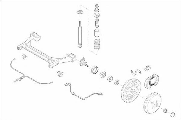 Delphi VW-05277-R Wheel suspension VW05277R VW05277R Delphi Wheel suspension
