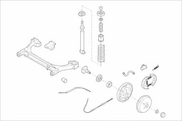 Delphi VW-08054-R Wheel suspension VW08054R