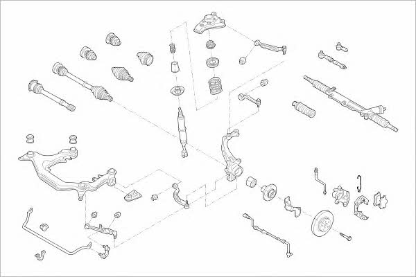 AUDI11364F Delphi Wheel suspension