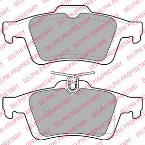Delphi Brake pad set – price 92 PLN