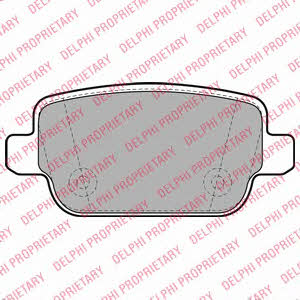 Delphi Brake Pad Set, disc brake – price 116 PLN
