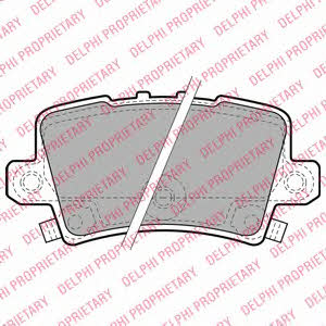 Delphi LP1971 Brake Pad Set, disc brake LP1971