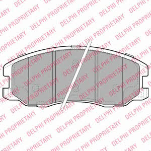 Disc brake pad set Opel Antara: LP1987 Delphi Brake pad set