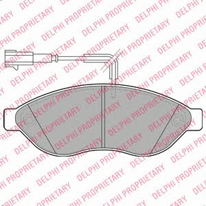 Delphi Brake Pad Set, disc brake – price 187 PLN