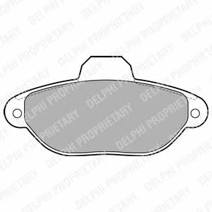 Delphi Brake pad set – price [object Object] PLN