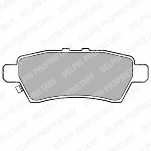 Delphi LP2016 Brake Pad Set, disc brake LP2016