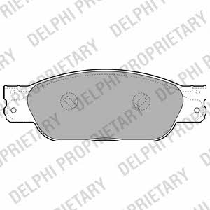 Delphi LP2020 Brake Pad Set, disc brake LP2020