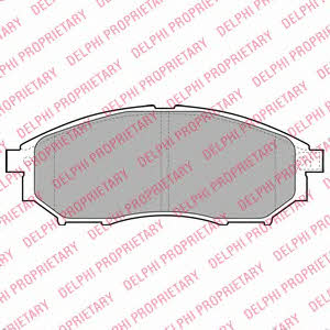 Delphi LP2030 Brake Pad Set, disc brake LP2030