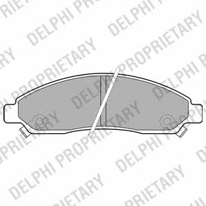 Delphi LP2037 Brake Pad Set, disc brake LP2037
