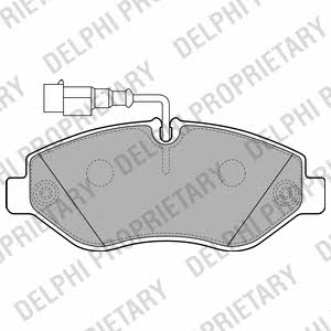 Delphi LP2043 Brake Pad Set, disc brake LP2043