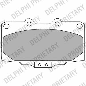 Delphi LP2044 Brake Pad Set, disc brake LP2044