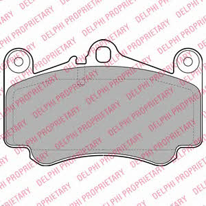 Delphi LP2056 Brake Pad Set, disc brake LP2056