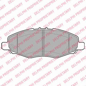 Delphi LP2059 Brake Pad Set, disc brake LP2059
