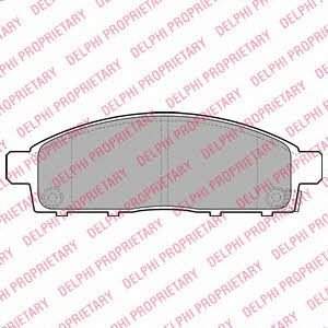 Delphi Brake Pad Set, disc brake – price 100 PLN