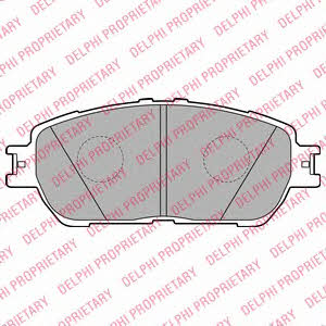 Delphi LP2132 Brake Pad Set, disc brake LP2132