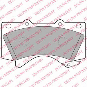 Delphi LP2134 Brake Pad Set, disc brake LP2134