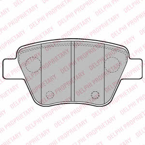Delphi Brake pad set – price 113 PLN