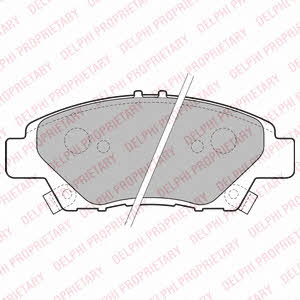 Delphi LP2194 Brake Pad Set, disc brake LP2194