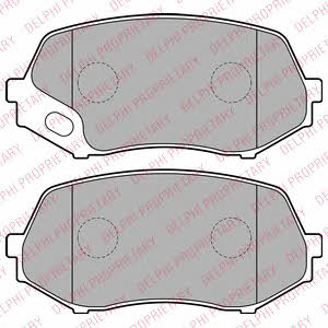 Delphi LP2208 Brake Pad Set, disc brake LP2208