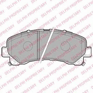 Delphi LP2229 Brake Pad Set, disc brake LP2229