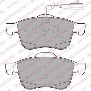 Delphi LP2241 Brake Pad Set, disc brake LP2241