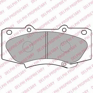 Delphi LP2244 Brake Pad Set, disc brake LP2244