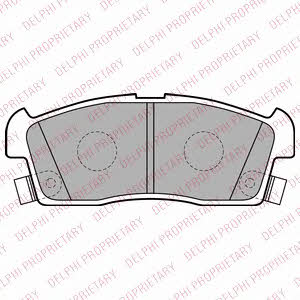 Delphi LP2258 Brake Pad Set, disc brake LP2258