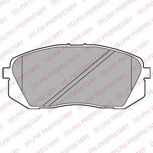Delphi LP2294 Brake Pad Set, disc brake LP2294