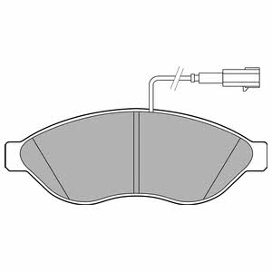 Delphi Brake pad set – price [object Object] PLN