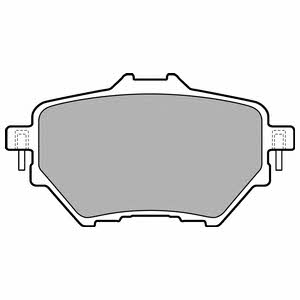 Delphi Brake Pad Set, disc brake – price 103 PLN