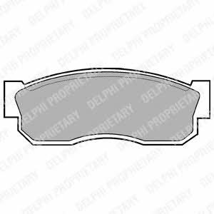 Disc brake pad set Nissan Cherry: LP261 Delphi Brake pad set