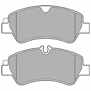 Delphi Brake pad set – price [object Object] PLN