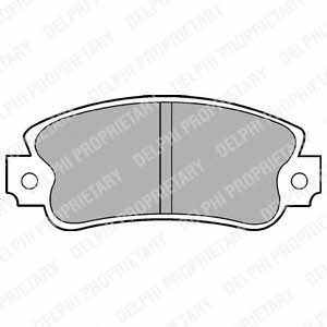 Delphi LP419 Brake Pad Set, disc brake LP419