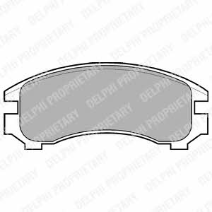 Delphi LP546 Brake Pad Set, disc brake LP546