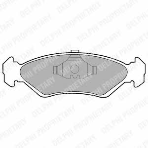 Delphi LP591 Brake Pad Set, disc brake LP591