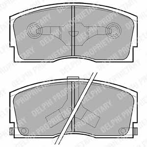 Delphi LP626 Brake Pad Set, disc brake LP626
