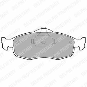 Brake pad set Delphi LP782