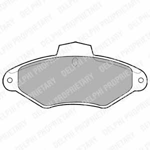 Delphi LP787 Brake Pad Set, disc brake LP787