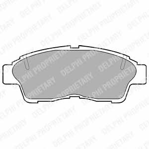 Delphi LP789 Brake Pad Set, disc brake LP789