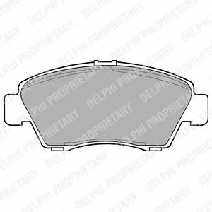 Delphi LP809 Brake Pad Set, disc brake LP809