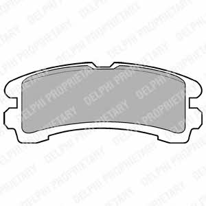 Delphi LP816 Brake Pad Set, disc brake LP816